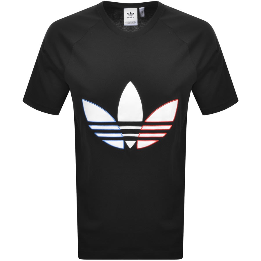 Alternative Image for Productadidas Originals Tricol T Shirt Black1